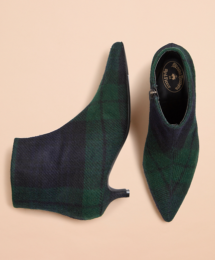 tartan chelsea boots