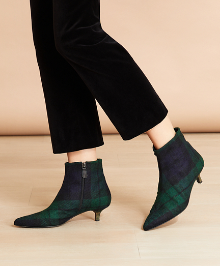 tartan kitten heels