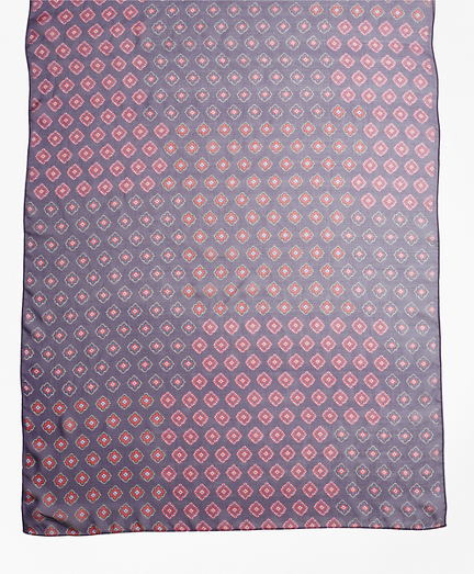 Foulard-Print Silk Chiffon Oblong Scarf - Brooks Brothers