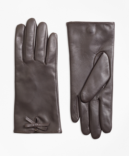 brooks brothers womens leather gloves