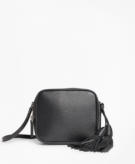 Tasseled Leather Cross-body Bag