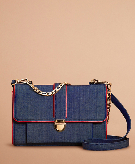 denim shoulder bag
