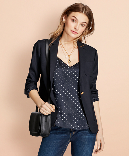 casual wool blazer