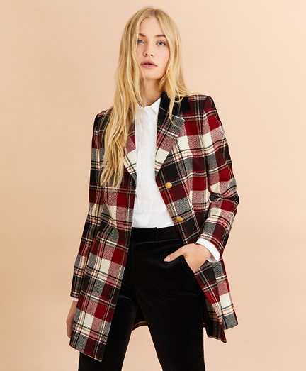 brooks brothers tartan jacket