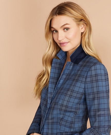 brooks brothers tartan jacket
