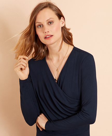 brooks brothers wrap dress