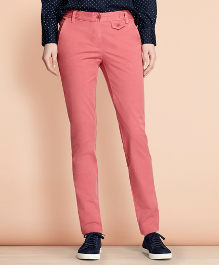 Stretch-Cotton Twill Pants