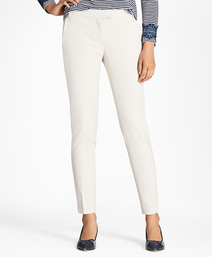 Slim-Fit Stretch Cotton-Blend Pants