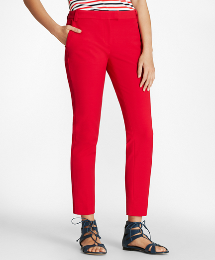 Double-Face Cotton-Blend  Pants