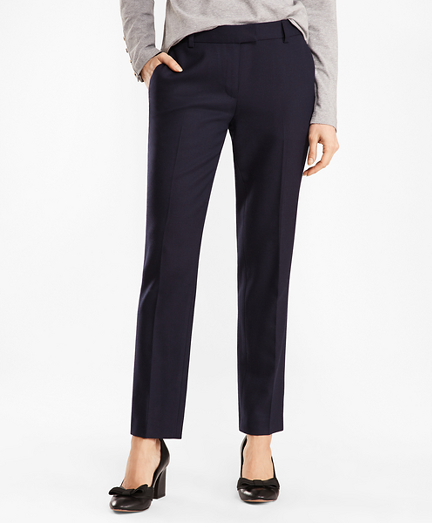 Tapered Stretch Wool-Blend Pants | Brooks Brothers