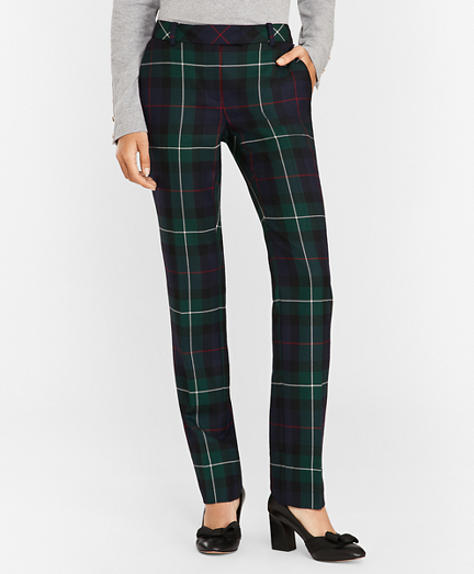 mens blue and green plaid pants