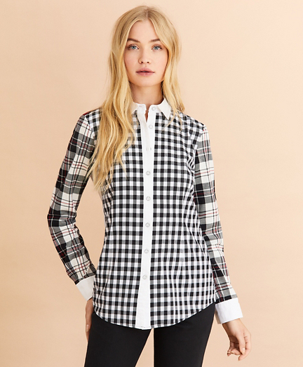 Tartan Supima® Cotton Flannel Fun Shirt Brooks Brothers