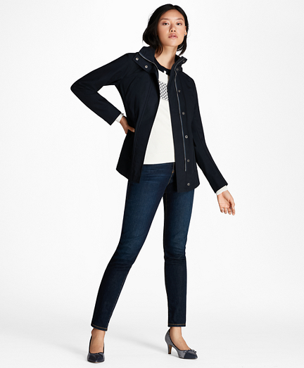 Water-Repellent Poplin Jacket