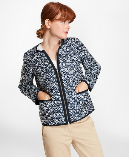 white quilted jacket