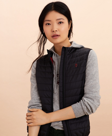 brooks brothers fleece vest