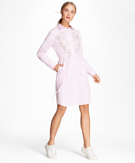 cotton poplin shirt dress