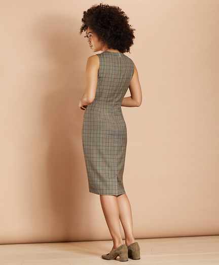 tartan sheath dress