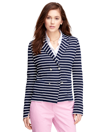 Cotton Blend Sweater Jacket