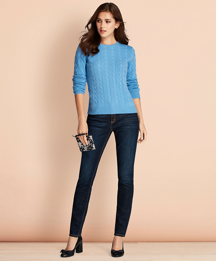 Cable-Knit Cashmere Sweater - Brooks Brothers