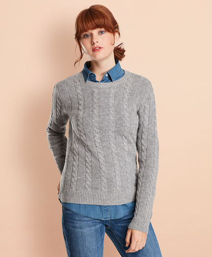 cable knit sweat suit