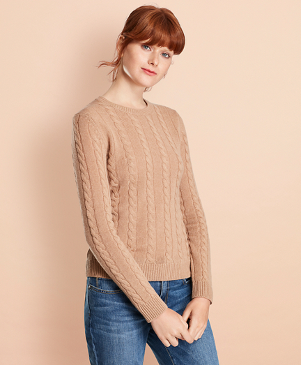 Cable-Knit Cashmere Sweater