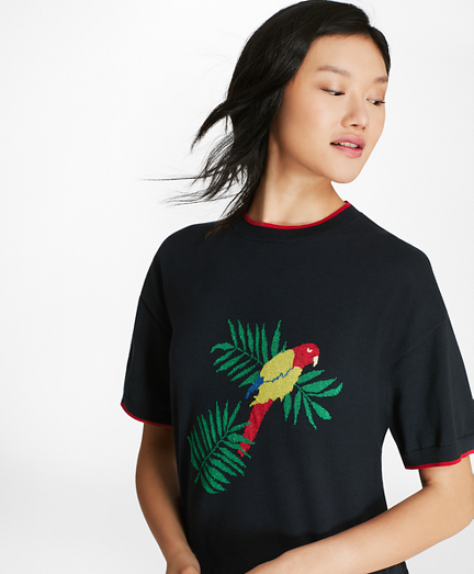 Shimmer Parrot Sweater