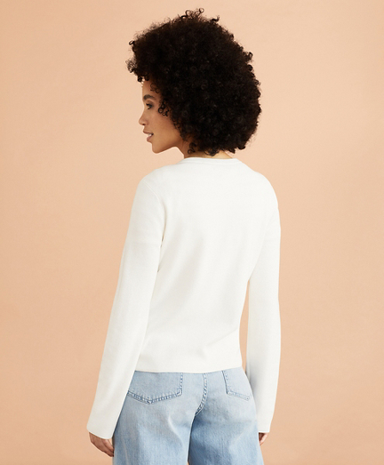 Cotton Sweater Jacket Brooks Brothers