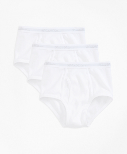 Boys' White Briefs - Two Pack | Brooks Brothers
