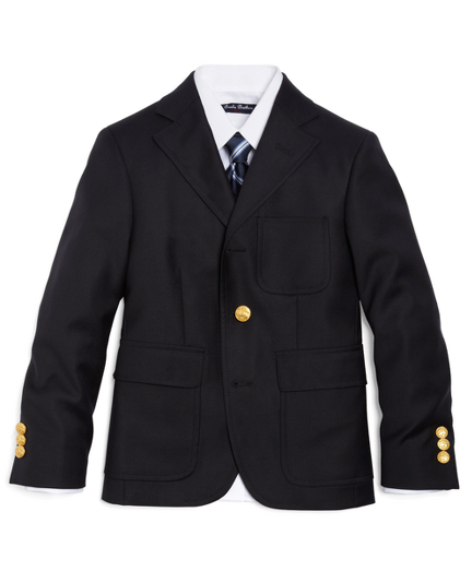 Boys Three-Button Prep Blazer