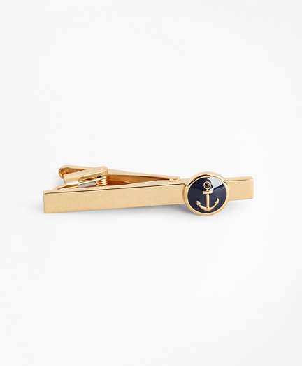 Anchor Medallion Tie Bar