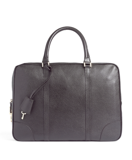Soft Buffalo Leather Briefcase | Brooks Brothers