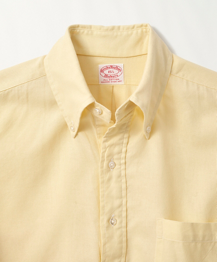 Early 1980s Oxford Popover Shirt - Brooks Brothers