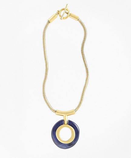 Gold-Plated Pendant Necklace