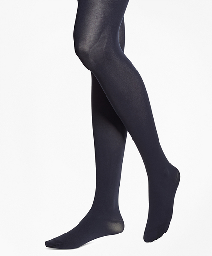 Opaque Nylon Tights - Brooks Brothers