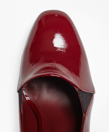 Stacked Patent Leather Heels - Brooks Brothers