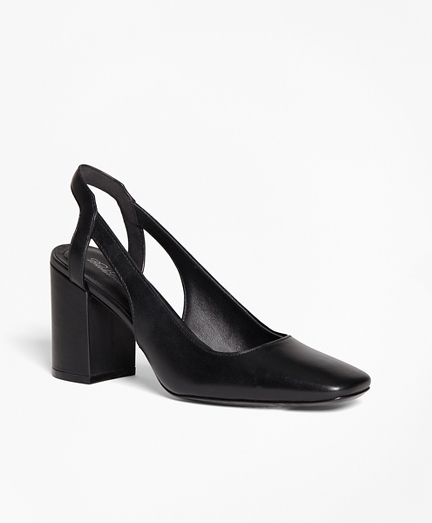 slingback square toe