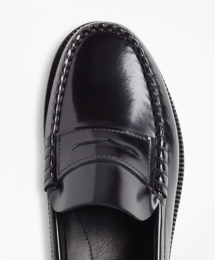 Leather Penny Loafers - Brooks Brothers