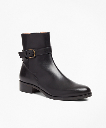 buckle detail ankle boots