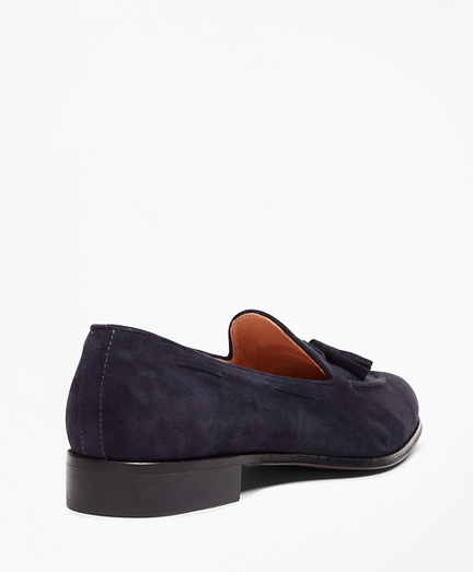 brooks brothers suede loafers