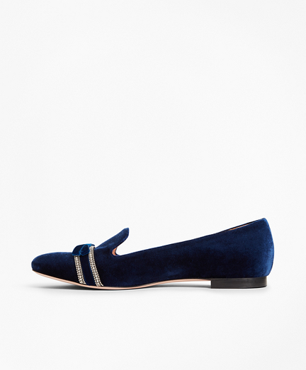 brooks brothers velvet slippers