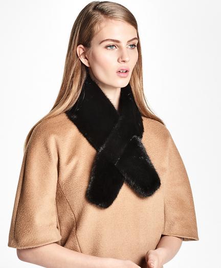 Mink Fur Ascot