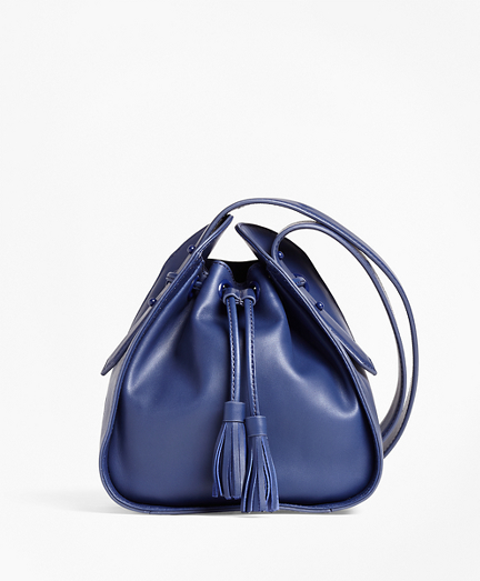 navy leather handbags sale