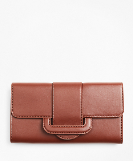 women's flap wallet