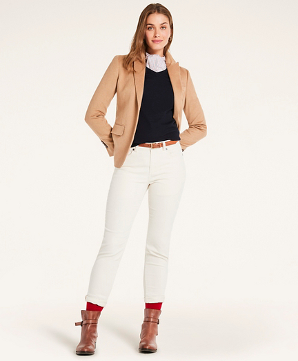 brooks brothers camel hair blazer