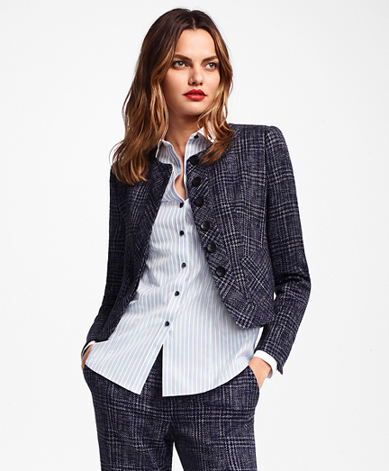 brooks brothers tweed blazer