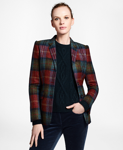 brooks brothers plaid blazer