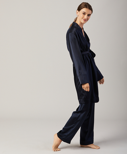 silk satin robe