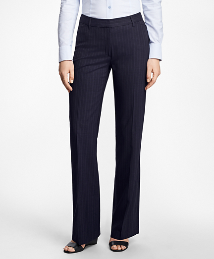 Pinstripe High-Waisted BrooksCool&reg; Pants