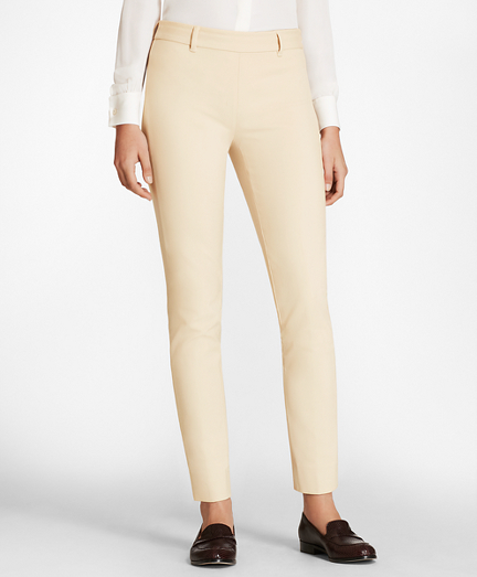 khaki ankle pants