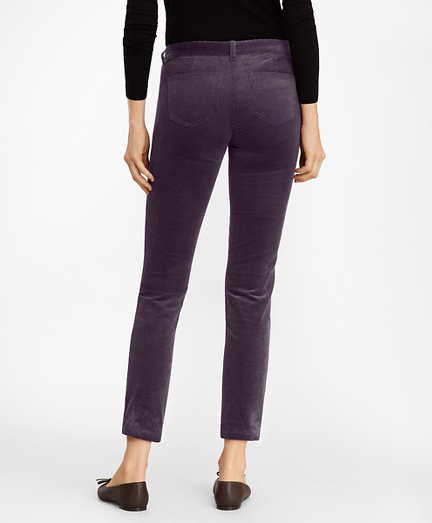 light purple corduroy pants